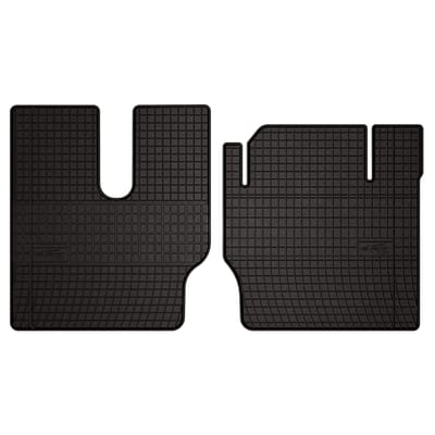 Wielganizator SolidPRO – Auto Vloermatten – Zware Vrachtwagens MAN F2000 – Voetsteun – Zwart – Dopasowane