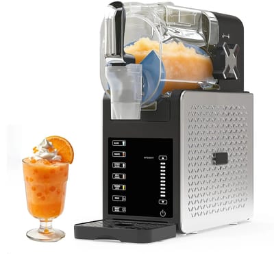 Novendo Goods - Slush machine 1,9L met 5 programma’s en zelfreiniging - Slush puppy maker 200W voor cocktails en milkshakes - Ijsdrank machine thuisbar