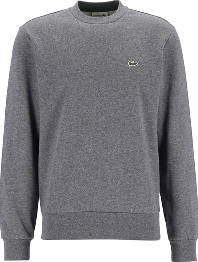 Lacoste heren sweatshirt - zwart met wit melange - Eclipse Jaspe