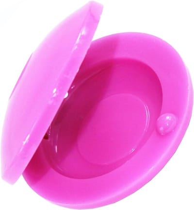 Kinder Vinger Castagnet - Muziek Instrument - Muziek Educatie - Duurzaam Plastic - 6 x 5 x 2 cm - Roze