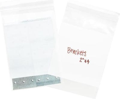 ZWC46 Hersluitbare gripzakjes 100 stuks met wit schrijfvlak 10x15 cm.