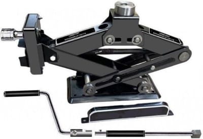 Hydraulische Schaar Krik - Auto Hefbrug - Voertuig Onderhoud - Handmatig En Elektrisch - 2.8 Ton Capaciteit - Zilver