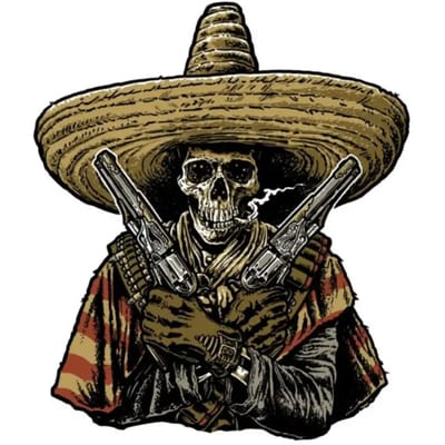 Stickers Lethal Threat Devil Bandido