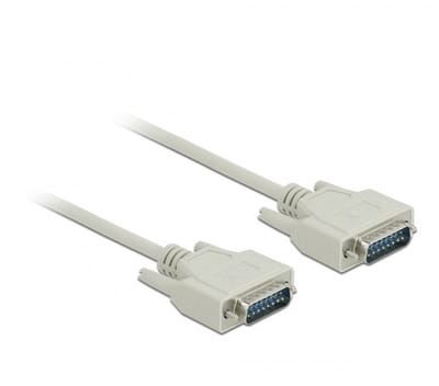 Gameport kabel 15-pins SUB-D kabel - Vertind koperen aders / beige - 5 meter