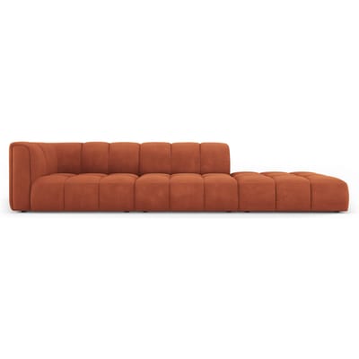 Hoekbank Francesca chenille rechts 4-zits | Milo Casa