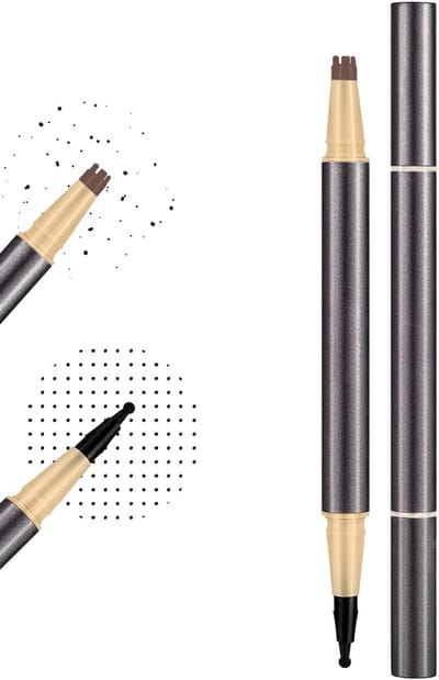 Natuurlijke kunstmatige sproetenpen en stempel, waterdicht en duurzaam, ideaal voor een perfecte make-up afwerking en subtiele huidaccenten