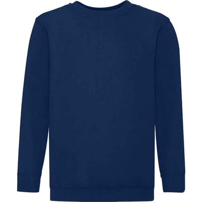 Fruit of the Loom Kids / Kinderen Klassieke Drop Schouder Sweatshirt (Marine)