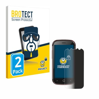 BROTECT - privacy screenprotector voor Unihertz Jelly Star - Folie Beschermfolie Blauwlichtfilter 2 Stuks
