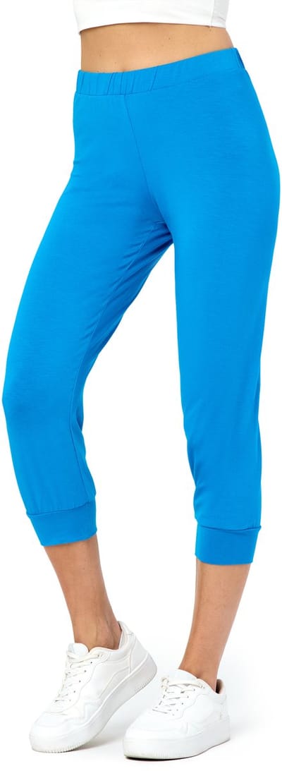 Merry Style – Dames - Sportbroek – Katoenen – Joggingbroek - 3/4 Lang – Blauw – S - MS-MS10-261-SW