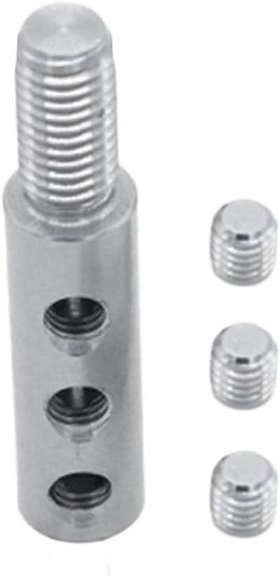 Kabel Stopper - Connector Staal - Fitness Systeem - Roestvrij Staal - 5-6 mm Kabel - Zilver
