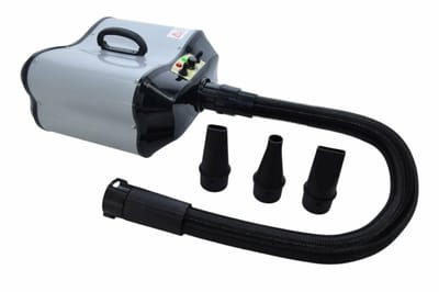 Waterblazer Dogophant TW01 2800 Watt - Grijs - Hondenföhn Trimsalon - Voor Hond & Puppy - 3 Standen - Met warmte element - Tot 75 Graden - Zeer Krachtig - Met 3 spuitmonden