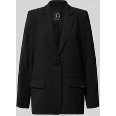 Relaxed fit blazer met reverskraag