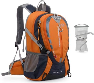 E-Shop4u® - 25L Hydratatierugzak - Drinkrugzak Fietsrugzak - met Polyester, 2L Waterzak, Ergonomisch - voor Fietsen, Wandelen - Oranje