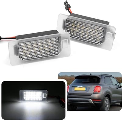 Kentekenplaatverlichting LED - Nummerplaatverlichting Achter - Auto Verlichten - CAN-bus Foutloos - 12V 3W - Wit