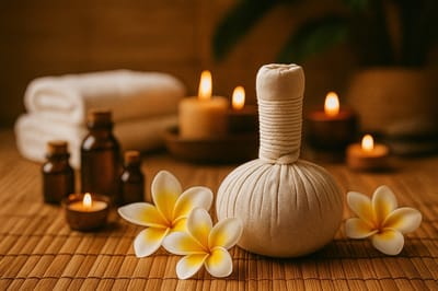 DSB 5x Malima Kruidenstempels Neutraal (200g) + 4 Hygiënehoezen – Voor Massage en Wellness