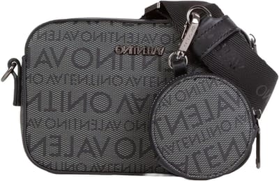 Crossbody Tas - Schoudertas Heren - Dagelijks Gebruik - Valentino Design - 19 x 12.5 cm - Antraciet