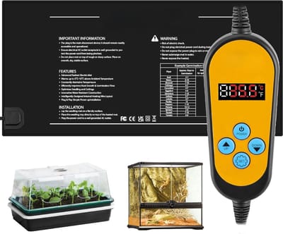DD Warmtemat Planten - Warmtemat - Kweekmat - Hoge Kwaliteit - Oranje - ‎52 x 25 x 0.2 cm