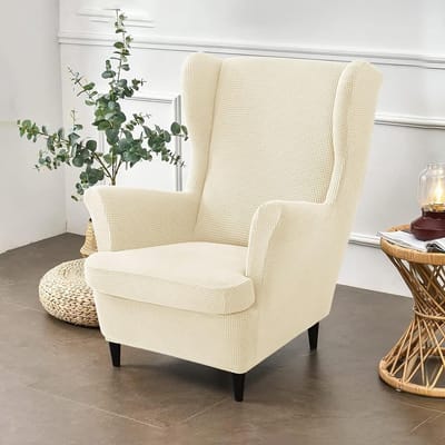 Elastische en Wasbare Hoofdzitplaats Cover, Stretch Sessel Beschermhoes voor Woonkamer, Perfecte Pasvorm en Duurzaam Design