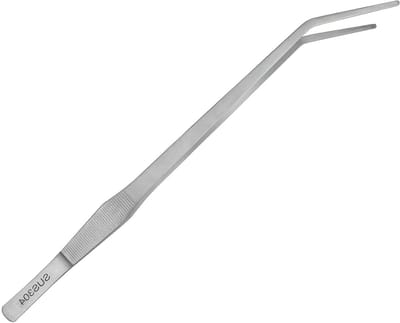 Extra lange gebogen aquarium pincet van 38CM voor het schoonmaken van vis tanks, aquatische planten en aquascaping tools, ideaal voor reptielen en hagedissen voeding