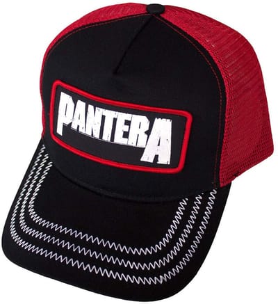 Pantera - B&W Patch Trucker pet - Zwart/Rood