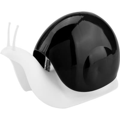 Slakvorm Drukstijl Zeep Vloeistoffles Handlotion Dispenser Badkameraccessoires (Zwart) zwart