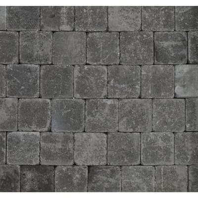 Trommelstenen of koppelstones antraciet 14x14x6cm (m2)