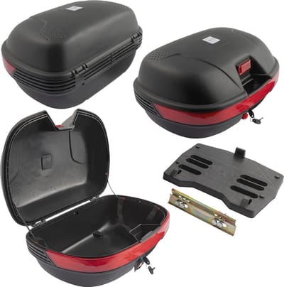 Universele topcase 40L voor motorfiets en scooter - Waterdicht en schokbestendig