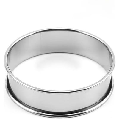 Ronde koekjesvorm Bakvorm Muffinringen Roestvrijstalen Crumpetringen Taartringen voor het bakken Small