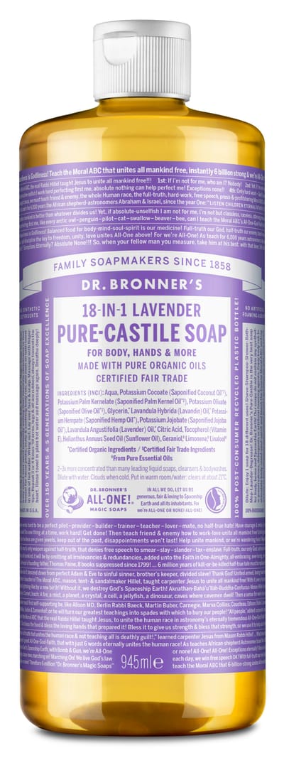 Dr. Bronner’s Dr. Bronner&rsquo;s Magic Soap Lavender 945 ml