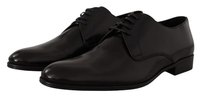 Dolce Gabbana Leren Derby Schoenen
