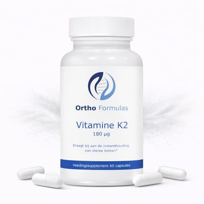 Vitamine K2 MK-7 180 mcg – Calciumopname & Botten – 60 Vegan Capsules