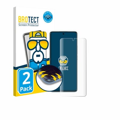 BROTECT - Screenprotector voor Xiaomi Redmi Note 15 4G - Folie Beschermfolie transparant volledig dekking - 2 Stuks