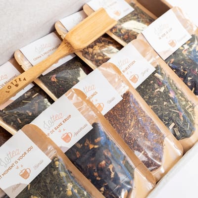 Lottea Theeproeverij Speciaal - cadeau verjaardag vrouw, thee proeverij pakket, thee cadeau, thee pakket, thee cadeaupakket, thee geschenkset, cadeau vriendschap, cadeau mama, bedankt cadeautje