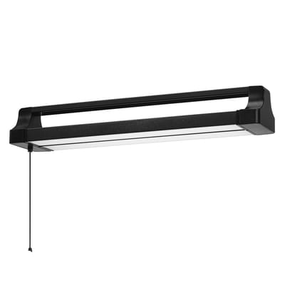 OSRAM Office Line Dubbel Draaibare LED werkpleklamp, zwart, 24W, 2700lm, concentratieverhogende koudwitte lichtkleur, draaibare body, long life, IP20, 4000K.