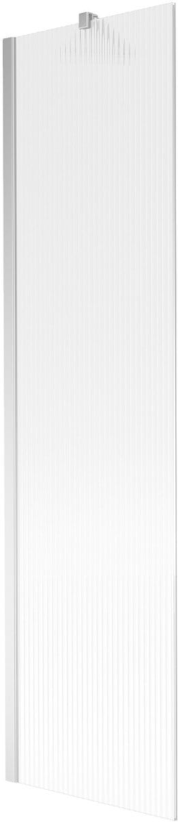 Mexen Next badwand scherm 1-delig 50 x 150 , strepen, chroom - 895-050-000-00-09-01