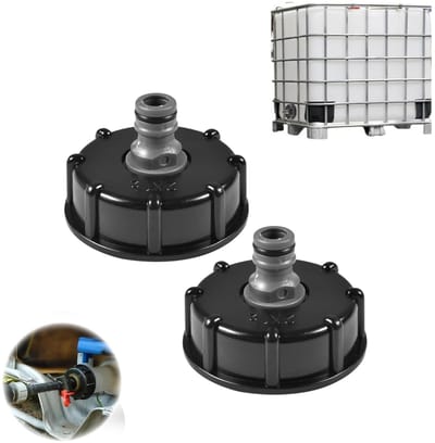IBC Tankdeksel Adapter voor Tuinslangen - Set van 2