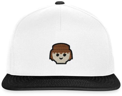 Playmobil Portret Figuur Borduurwerk Snapback cap