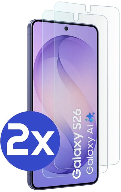 Premium Screenprotector Geschikt Voor Samsung S26 - Gehard Glas - 2 Stuks