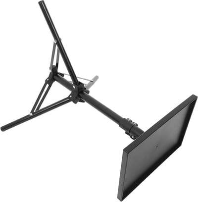 Projector Statiefstandaard - Projectorhouder Bureau - Presentaties Streamen - Verstelbaar Plateau - 110 cm - Zwart