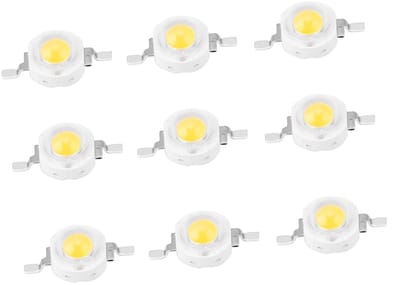 Allecto - Chip LED - 50 Stuks 5V LED - Hoogkracht Kralen - Warmwit - Lichtgevende Dioden - DIY Verlichtingsarmaturen - Voor Binnen en Buiten