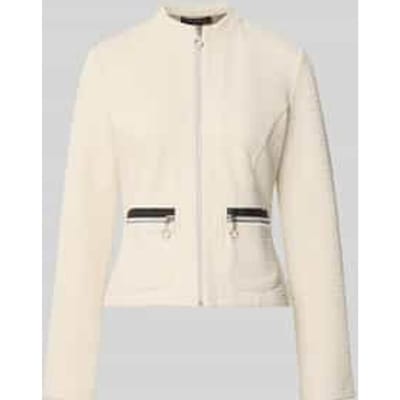 Regular fit korte blazer met viscose met model 'NOS JULI'