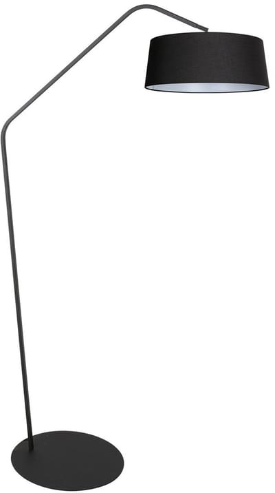 Anne Lighting - vloerlamp - ZigZag - zwart - metaal - booglamp - E27 - 4255ZW