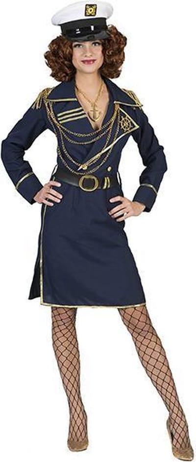 Kapiteinsdame kostuum Carla