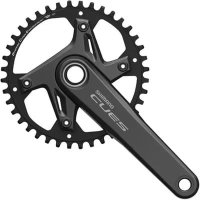 Shimano Fc-u6030-1 9-11s Crankstel Zilver 165 mm / 40t