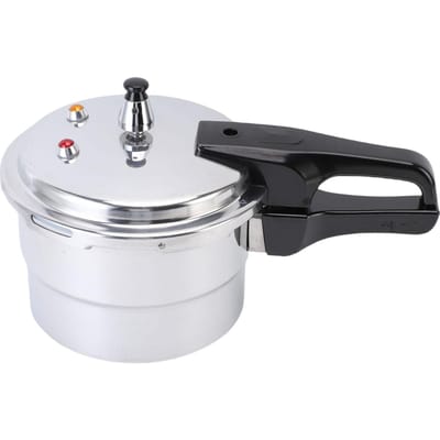 Autocuiseur 3L Aluminium Antidéflagrant Cuisinière Cuisson Rapide Conserveur Casserole avec Grille Vapeur pour Cuisine