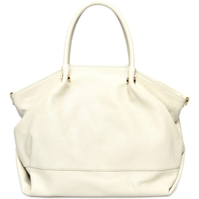 Isabella Rhea Beige Rundleer Tas