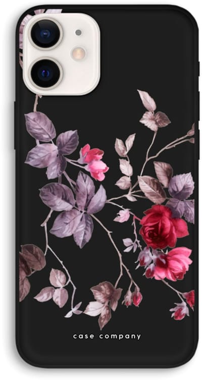Case Company® - Hoesje geschikt voor iPhone 12 hoesje - Mooie bloemen - Biologisch Afbreekbaar Telefoonhoesje - Bescherming alle Kanten en Schermrand