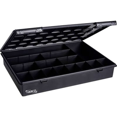 raaco ESD Assorter 4-15 ESD-assortimentsdoos (l x b x h) 338 x 260 x 57 mm Aantal vakken: 15 Vaste onderverdeling 1 stuk(s)