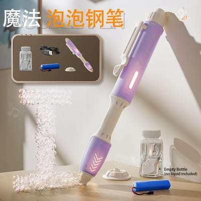 Stylo à bulles magique pour enfants DO-IT-YOURSELF Graffiti Machine entièrement automatique Spray à savon idéal pour les jouets Garçons et Filles