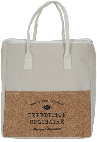 Cook Concept Koeltas Miami - voor lunch en drankjes - 17 liter inhoud - 30 x 28 x 28 cm - Draagband - wit